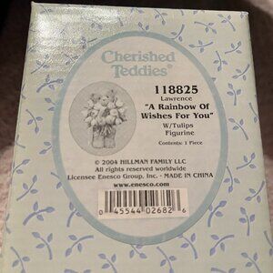 RARE Cherished Teddies Lawrence A Rainbow Of Wishes For You - #118825